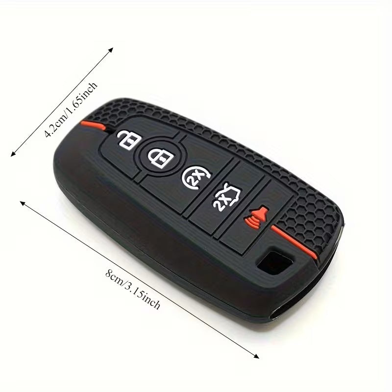 COVER CHIAVE SILICONE FORD 5 TASTI EXPLORER MUSTANG F150 EDGE