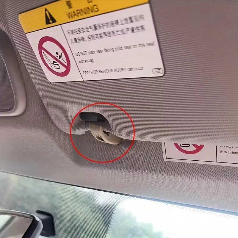1 Clip gancio supporto aletta parasole grigia Opel Vauxhall Astra Corsa Vivaro