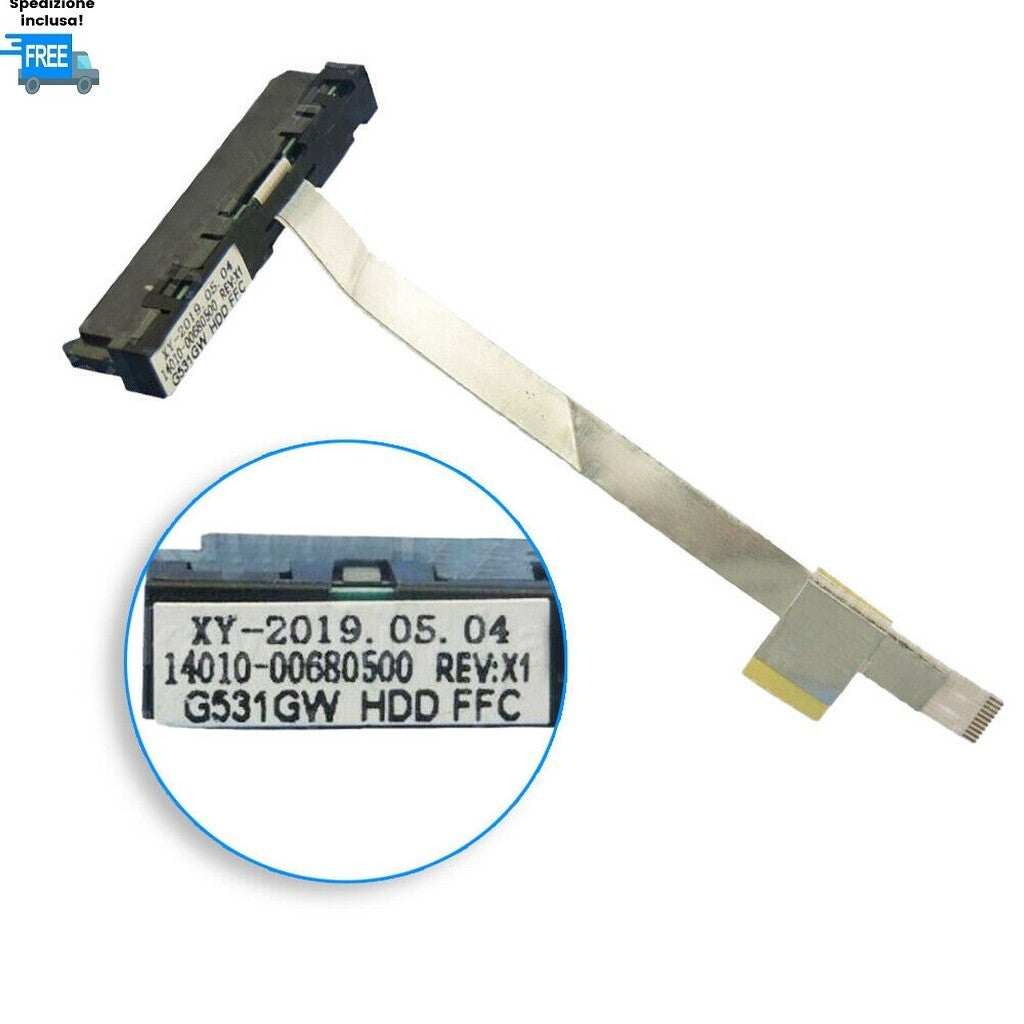 CONNETTORE HARD DISK ASUS G531GW G531GV G531GT G731 CAVO SATA 14010-00680500