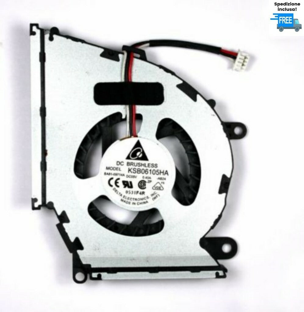 VENTOLA SAMSUNG NP-Q330 Q430 Q460 P330 Q530 FAN COOLER 4 PIN