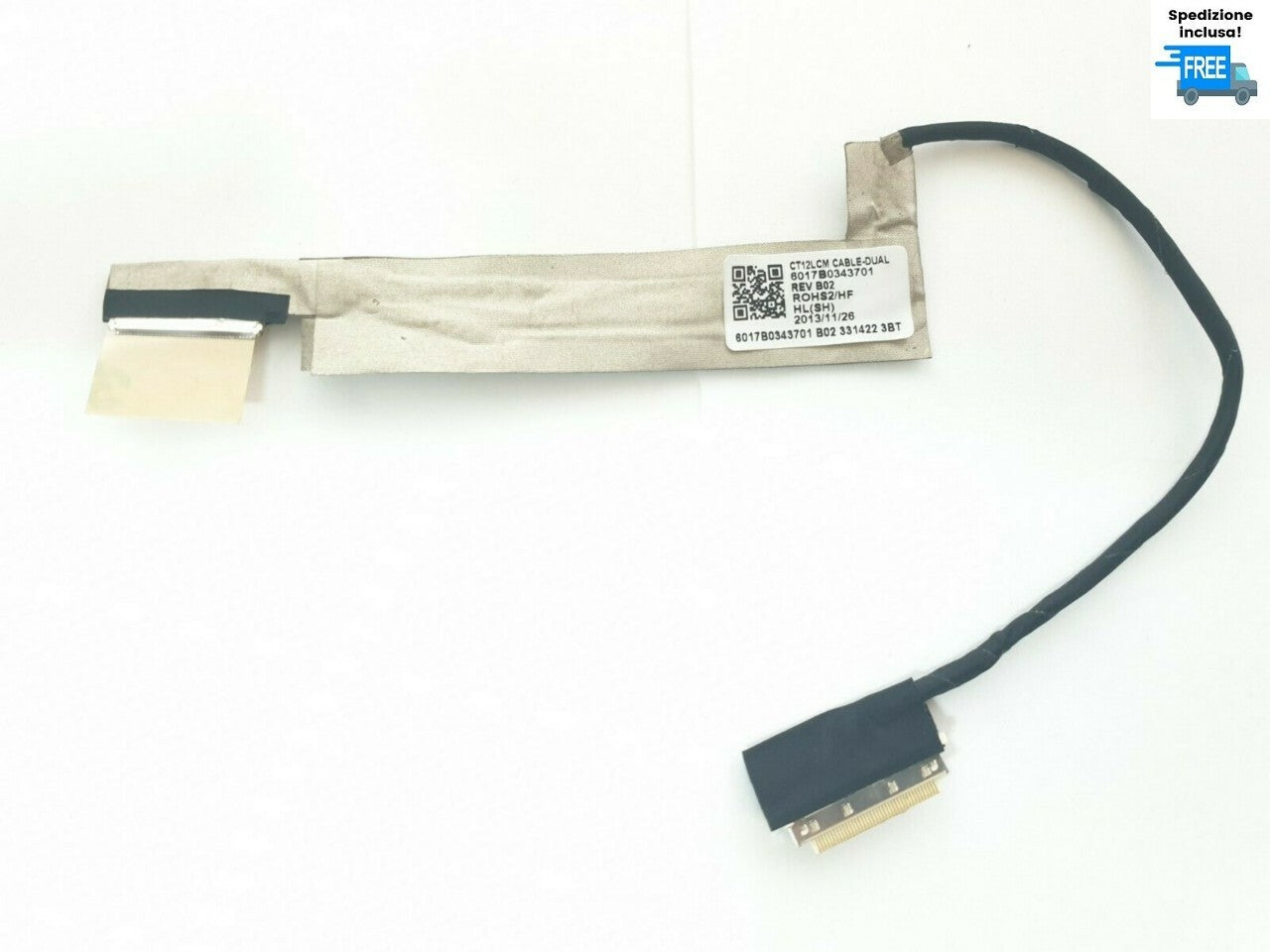 CAVO FLAT VIDEO HP ELITEBOOK 8470W 8470P P/N: 6017B0343701 FLEX DISPLAY CABLE
