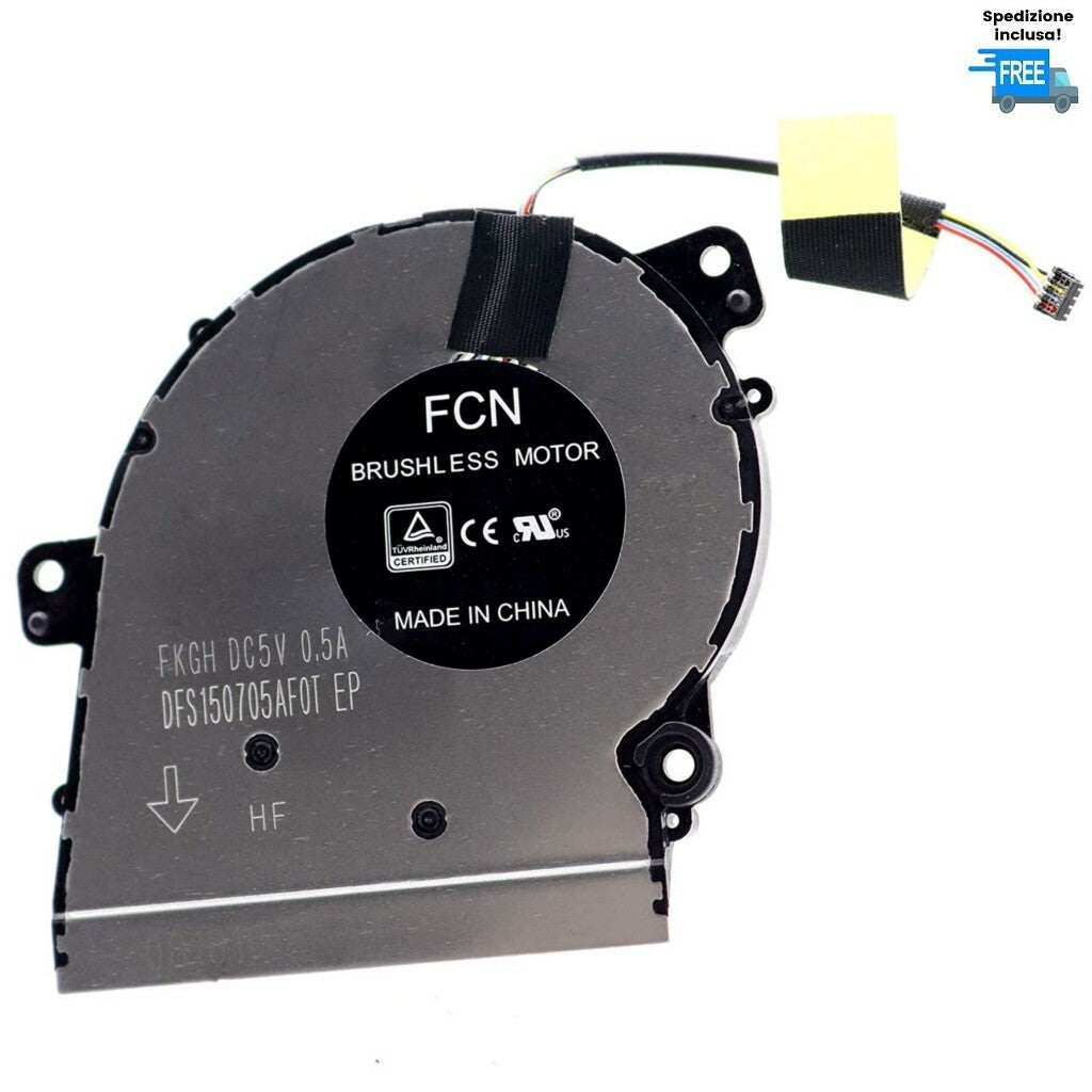 VENTOLA GPU LENOVO YOGA 530-14IKB FLEX 6 -14-IKB FAN SINISTRA NUOVA 4 PIN