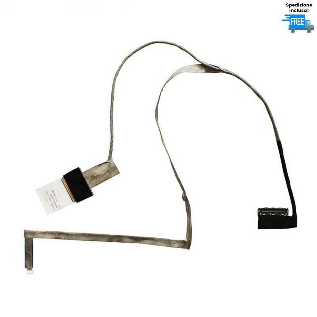 CAVO FLAT VIDEO ASUS K53 X53 A53 X53U K53U LED DC02001AV20 FLEX CABLE VGA