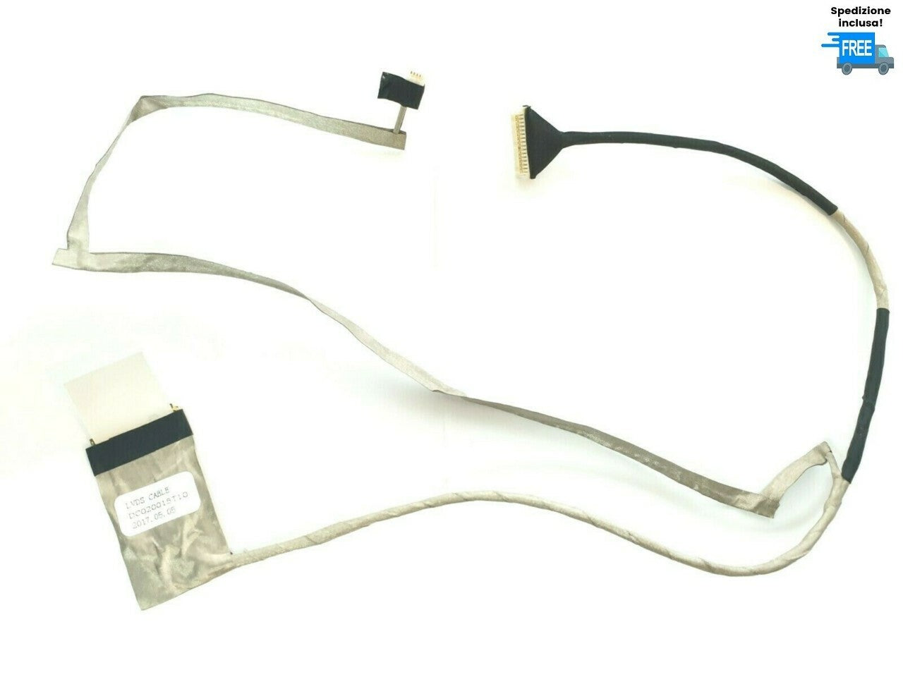CAVO FLAT DISPLAY LENOVO G470 G475 DC020015T10 LED VGA FLEX VIDEO CABLE 40 PIN