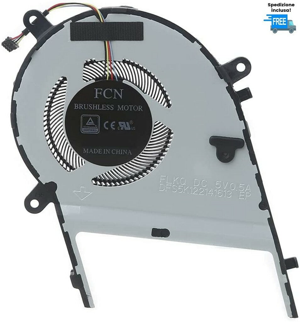 VENTOLA ASUS ZENBOOK 15 UX562 UX562F UX562FA UX562FD SINISTRA FAN COOLER