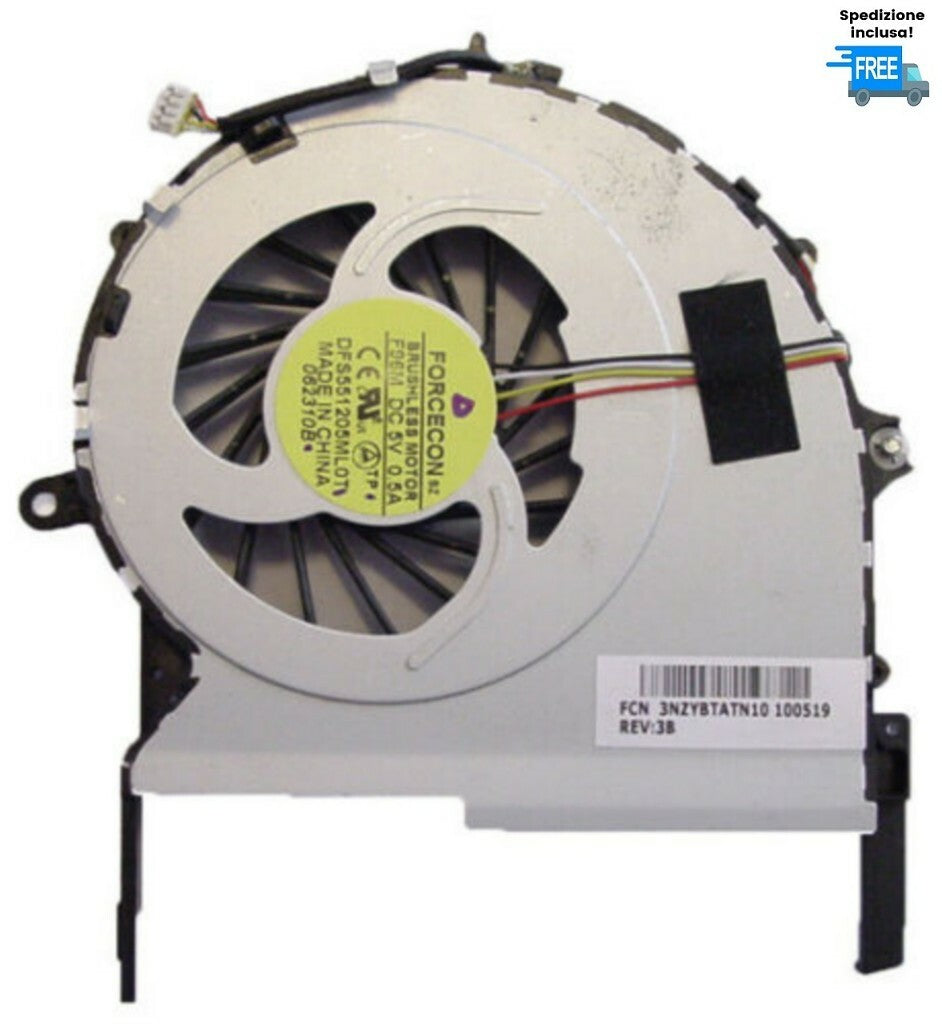 VENTOLA ACER ASPIRE 7745 7745G 7745Z 7745ZG 7741ZG NUOVA FAN ( 4 PIN )