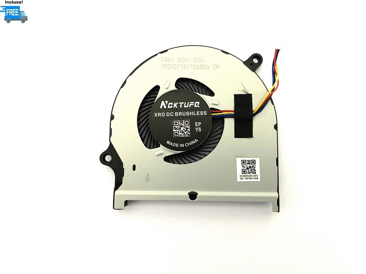 VENTOLA DELL INSPIRON 7000 7590 7591 FAN GPU COOLER NUOVA 4 PIN DC 5V versione 1