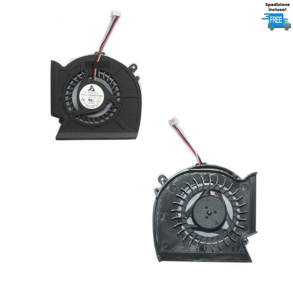 VENTOLA SAMSUNG R530 P530 R523 R525 R528 R538 R540 R580 RV508 FAN NUOVA 4 PIN .