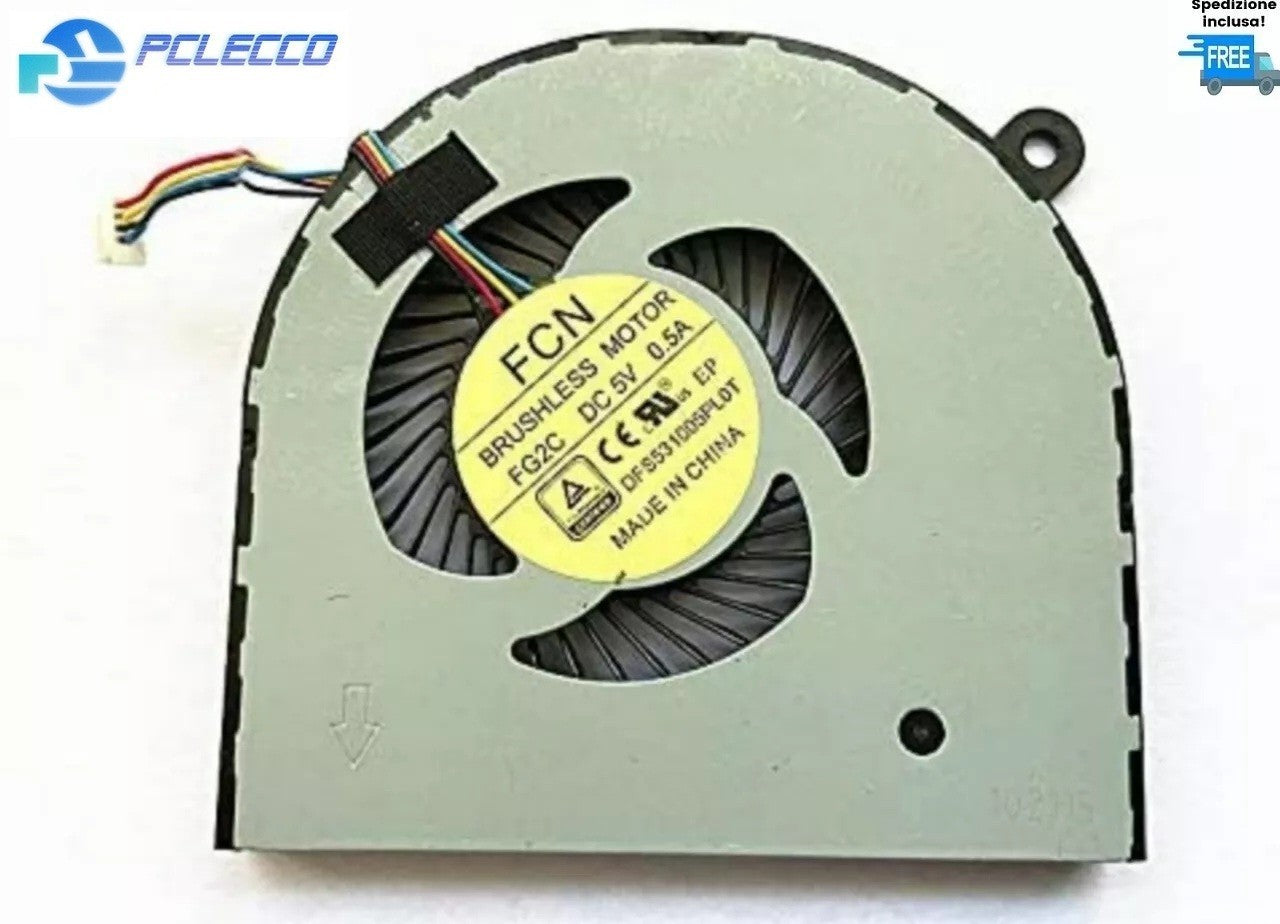 VENTOLA ACER ASPIRE VN7-591 VN7-591G DESTRA CPU FAN COOLER NUOVA 4 PIN