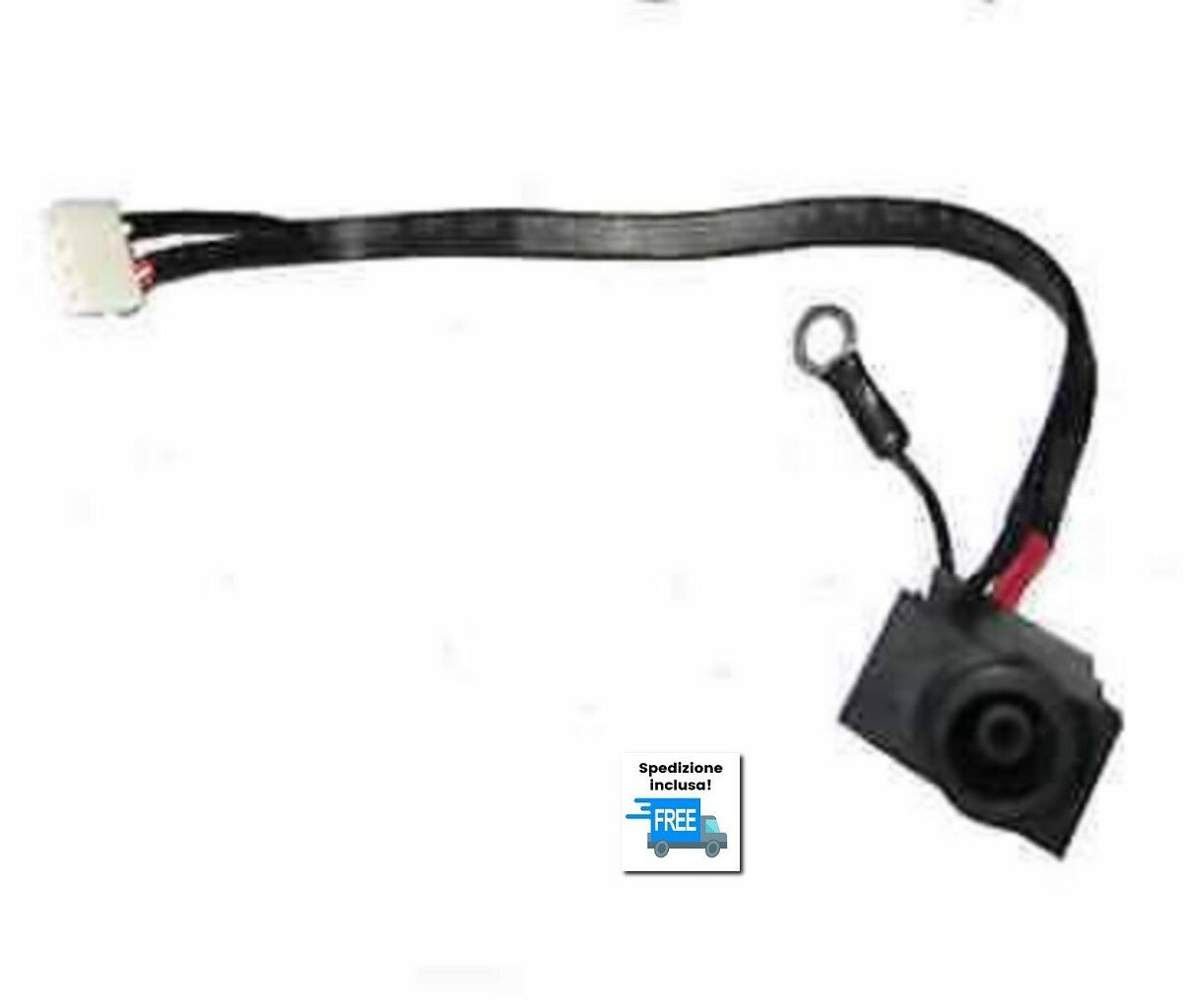 JACK SAMSUNG NP-Q460 NP-X118 Q530 R219 NP-X420 R520 DW204 CONNETTORE DC IN 4 PIN