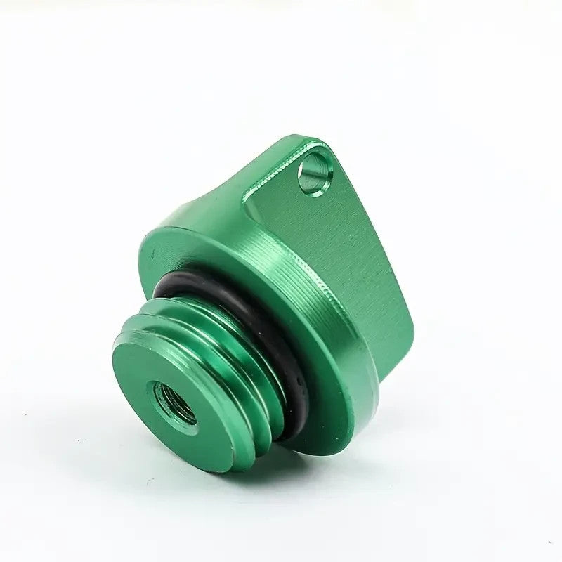 TAPPO OLIO MOTORE ANODIZZATO VERDE COMPATIBILE VARI MODELLI DI MOTO IN LISTA