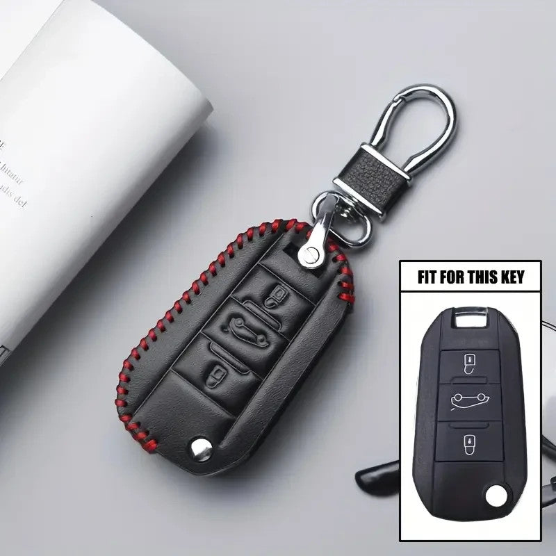 COVER CHIAVE + PORTACHIAVI 3 TASTI CITROEN C3 C4 C5 BERLINGO ELYSEE JUMPY GUSCIO