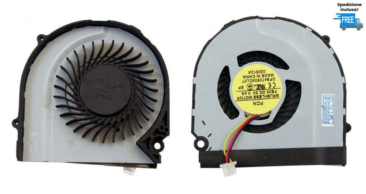 VENTOLA HP DM4-3000 DM4-3013 DM4-3050 DM4-3052NR DM4-3055DX NUOVA FAN 4 PIN