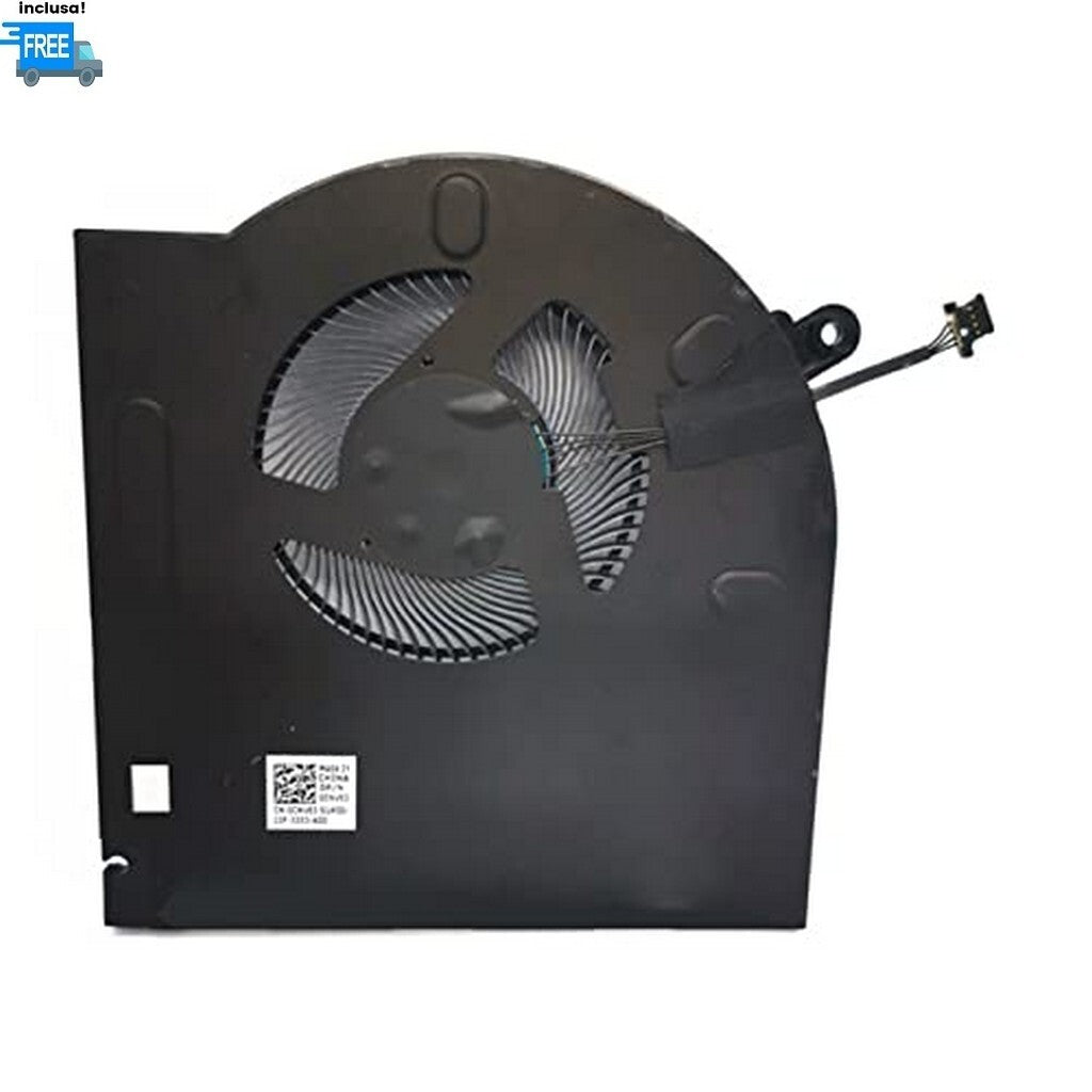 VENTOLA DELL ALIENWARE M17 R3 R4 FAN COOLER 4 PIN 12V VERSIONE 1