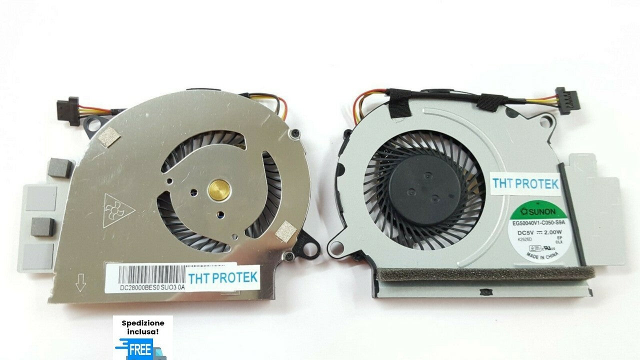 VENTOLA ACER ASPIRE S5 S5-391 CPU FAN COOLER NUOVA 4 PIN