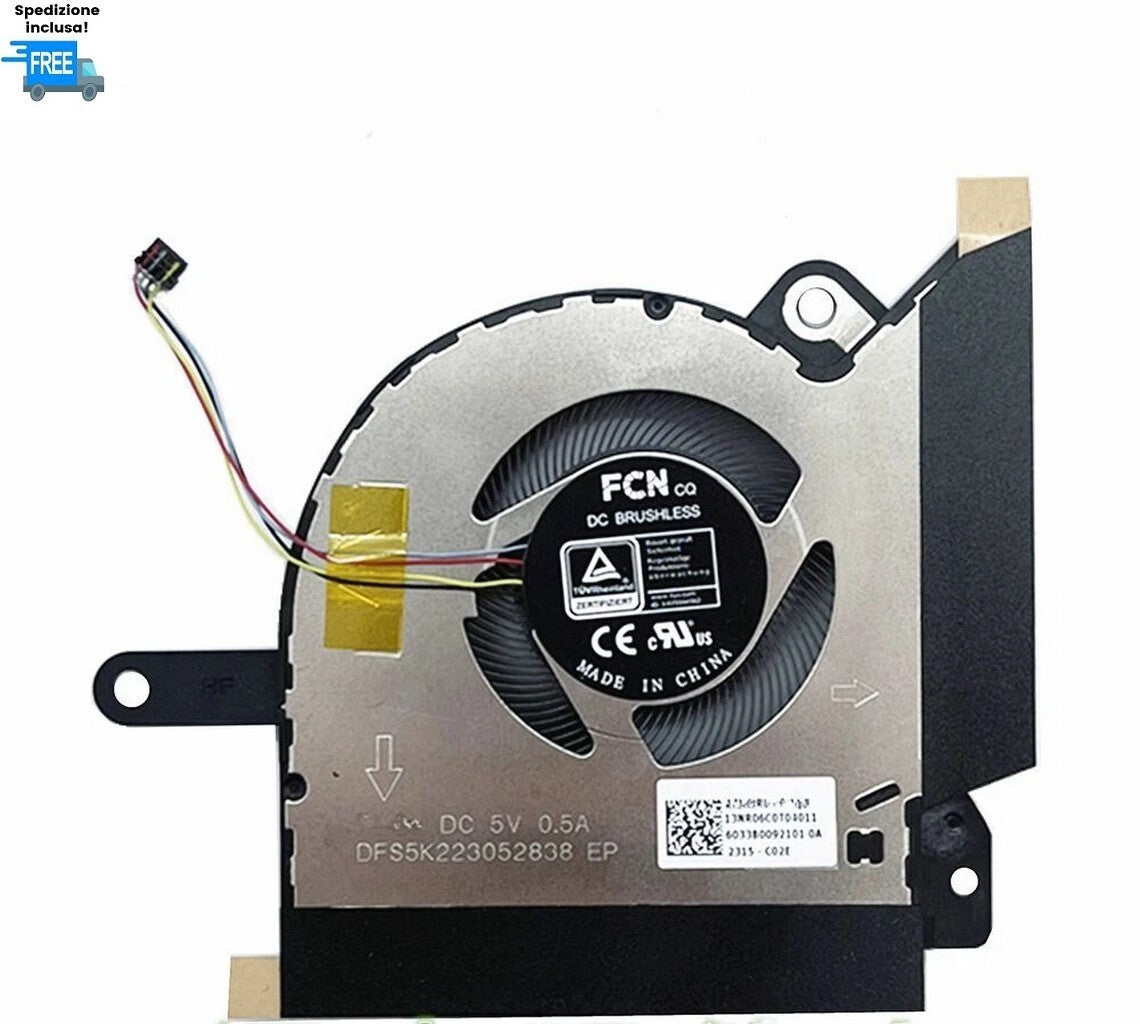 VENTOLA FAN DC 5V VERSIONE 2 PER ASUS ROG GV301R GV301QC GV301QE GV301QH