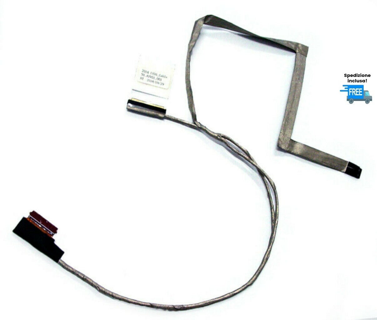 CAVO FLAT DISPLAY HP PROBOOK 430 G1 435 G1 50.4YV01.001 FLEX CABLE VGA 40 PIN