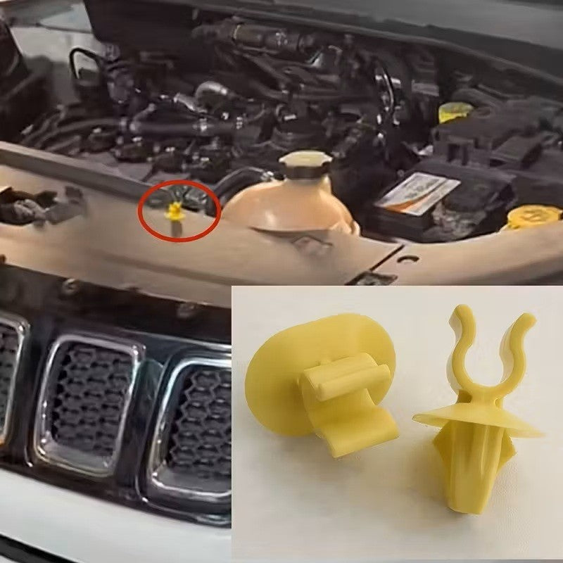 2 pz clip supporto asta cofano Jeep Compass Renegade Fiat 500X Alfa Romeo Tonale