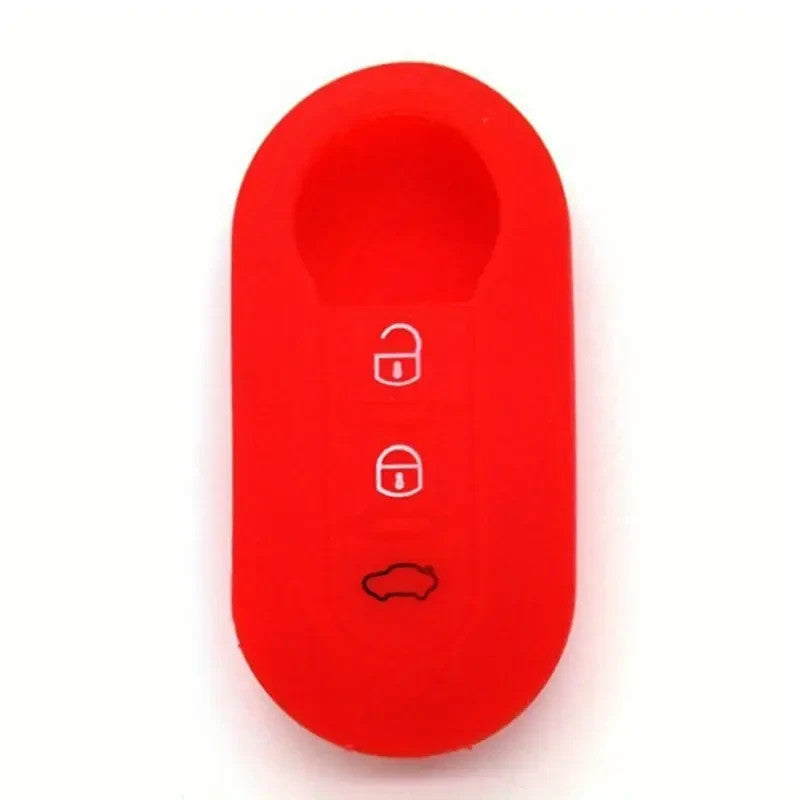 COVER CHIAVE FIAT 500 DOT PANDA PALIO PUNTO MUSA GUSCIO TELECOMANDO SILICONE