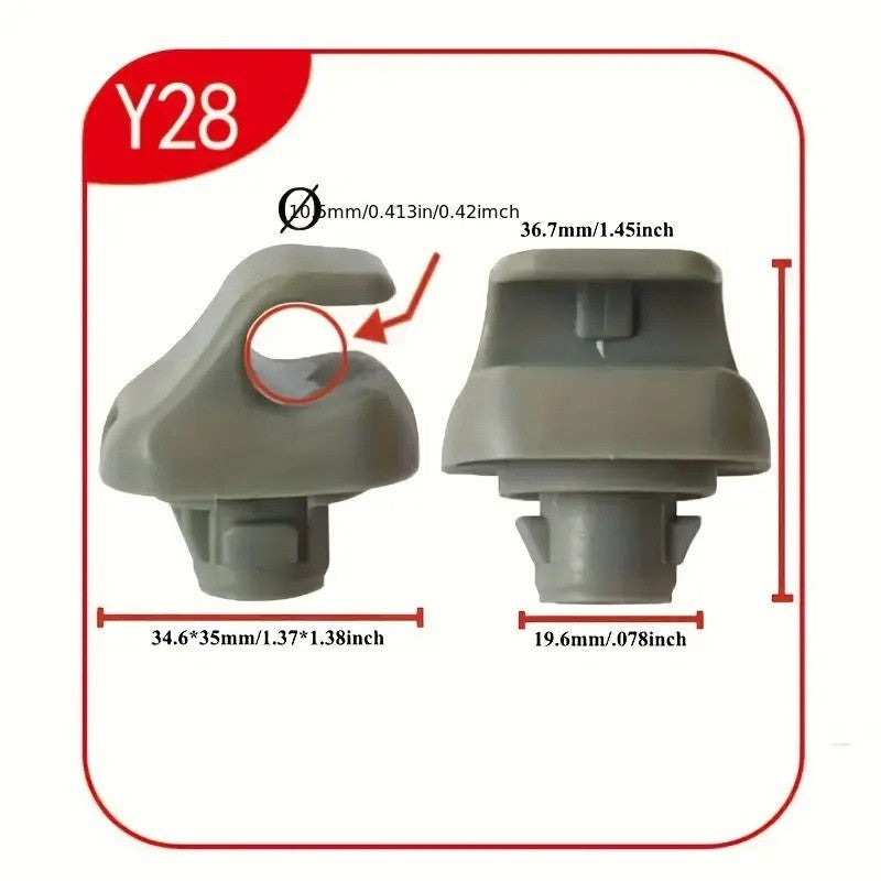 Clip gancio supporto aletta parasole Honda Accord Civic CRV Element Pilot Odysse