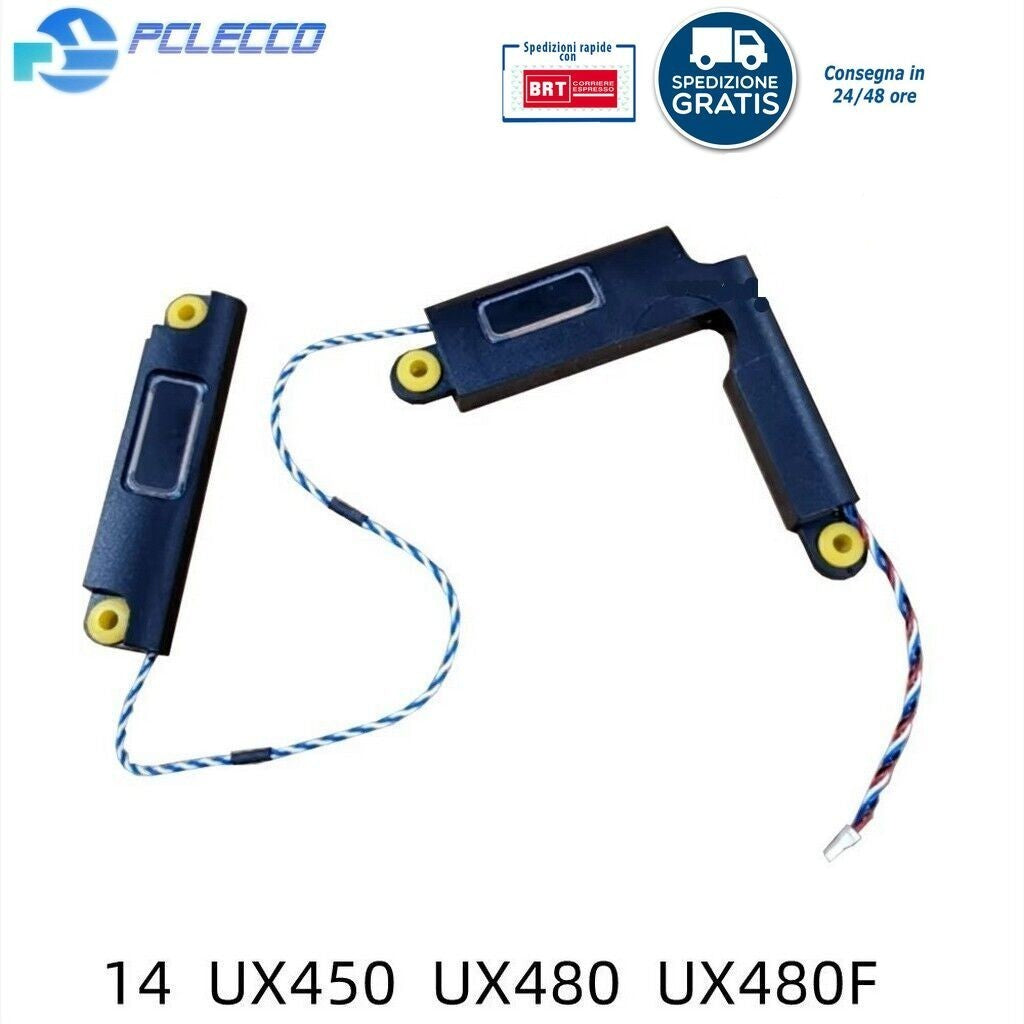 COPPIA SPEAKER ASUS UX450FD UX450FDX UX480FD ALTOPARLANTI CASSE AUDIO