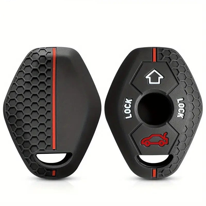 COVER CHIAVE 4 TASTI BMW X5 E53 X3 F83 E46 E39 E38 GUSCIO TELECOMANDO SILICONE .