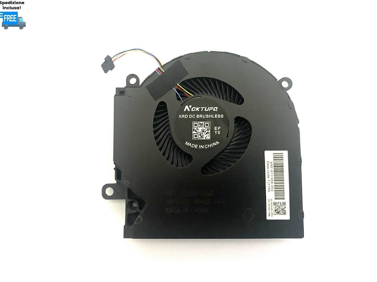 VENTOLA GPU HP OMEN 15-EK 15-EN FAN COOLER 4 PIN DC 5V NOTEBOOK