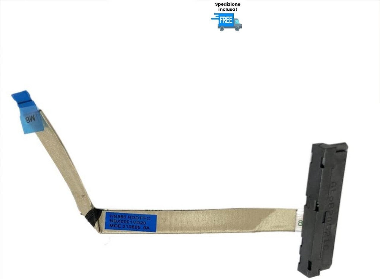 CONNETTORE HARD DISK SATA LENOVO IDEAPAD 3-15ITL6 3-15ADA6 3-15ALC6 NBX0001VD20