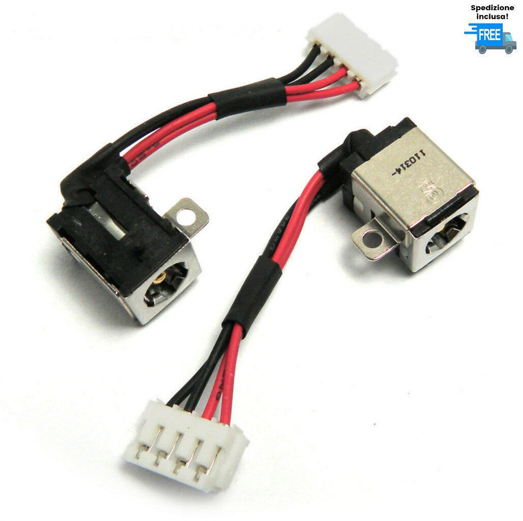 JACK ASUS U46E DW414 CONNETTORE ALIMENTAZIONE DC POWER IN 4 PIN