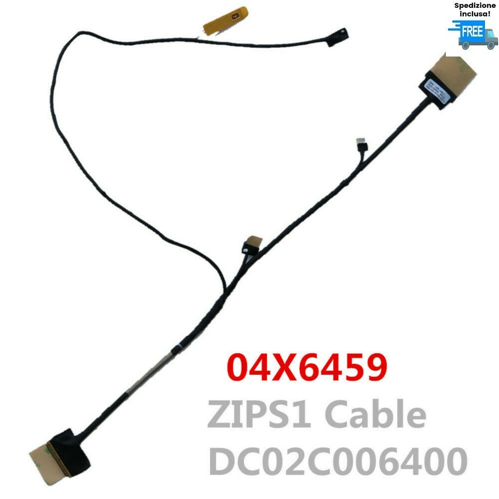 CAVO FLAT VIDEO LENOVO YOGA S1 YOGA 12 ZIPS1 LED DC02C006400 DISPLAY LED CABLE