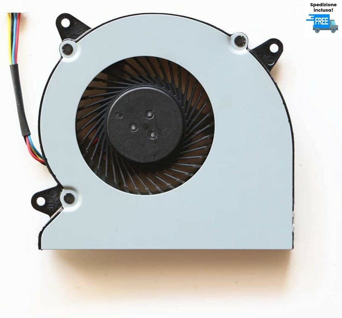 VENTOLA ASUS N550 N550J N550JA N750JK N550JK N550JV N550L CPU FAN NUOVA 4 PIN