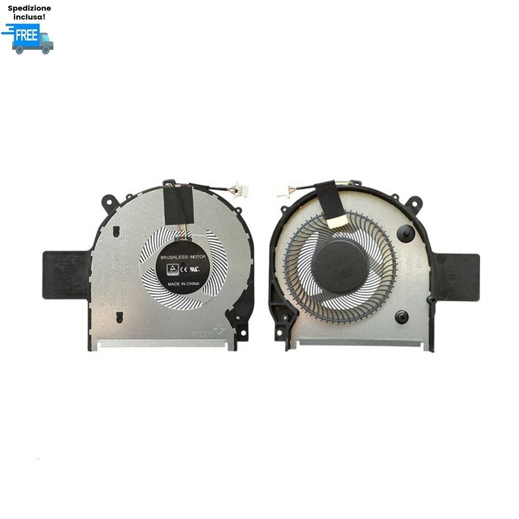 VENTOLA HP PAVILION X360 HP 15-CR TPN-W132 L20819-001 CPU FAN 4 PIN
