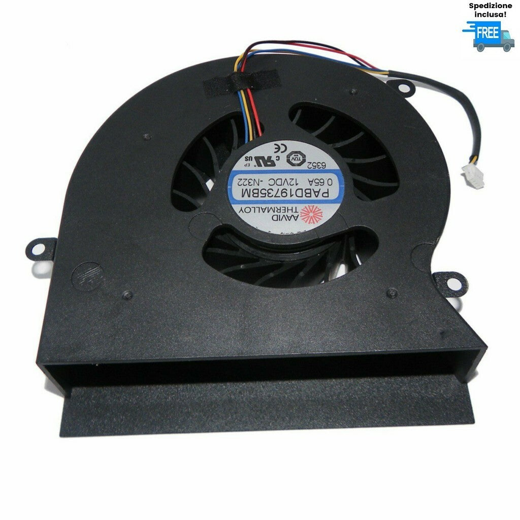 VENTOLA CPU MSI GT62VR 6RD GT62VR 6RE GT62VR 7RE FAN 4 PIN PABD19735BM