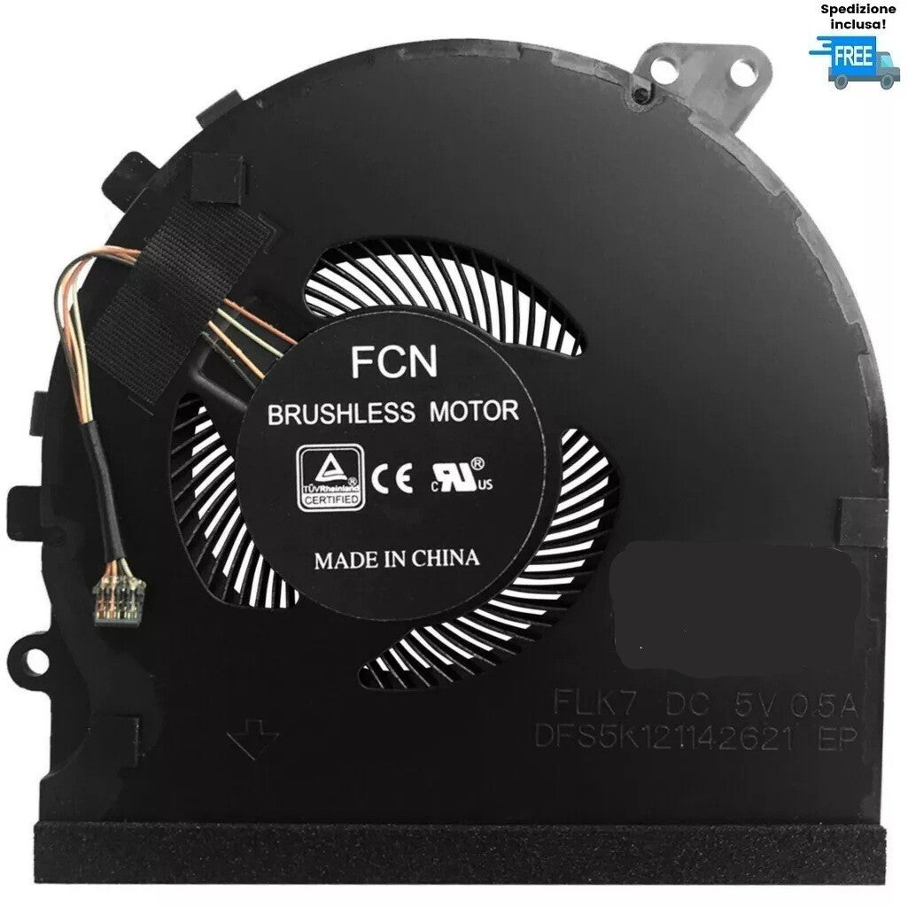 VENTOLA RAZER BLADE 15 RZ09-027 RZ09-0270 CD611 1060 1070 FAN VERSIONE 1