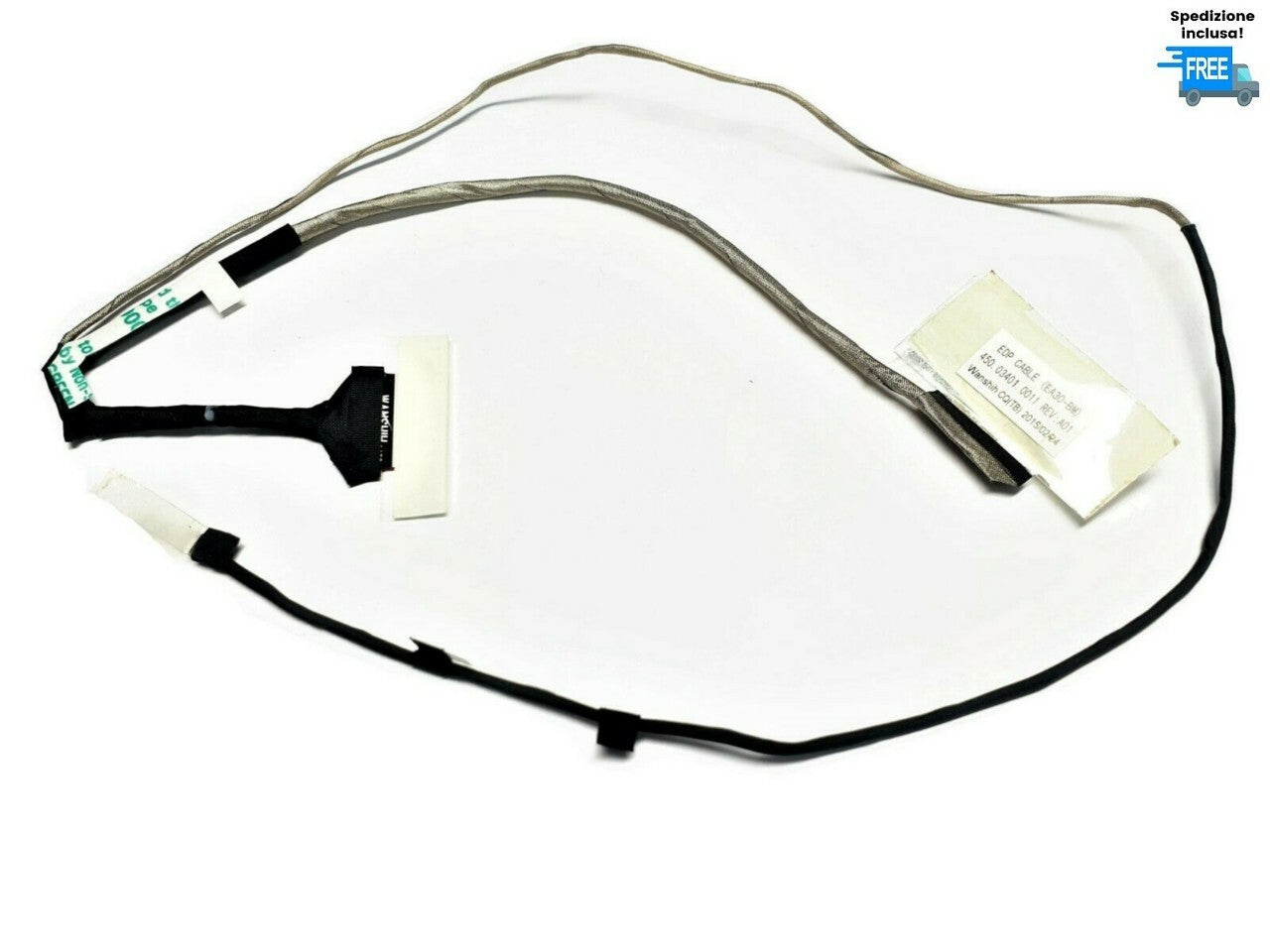 CAVO FLAT VIDEO ACER ASPIRE ES13 ES1-331 ES1-311 CABLE 450.03401.0011 30 PIN