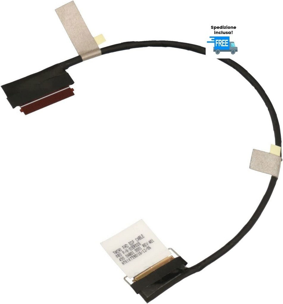 CAVO FLAT DISPLAY LENOVO THINKPAD T570 P51S T580 P52S LED CABLE 450.0AB01.0001