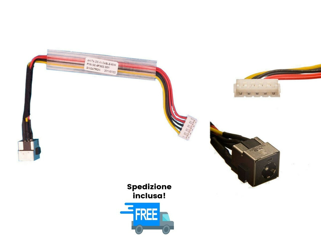 JACK HP PRESARIO C750 C760 V3000 V3600 V3700 DW020 CONNETTORE DC POWER IN