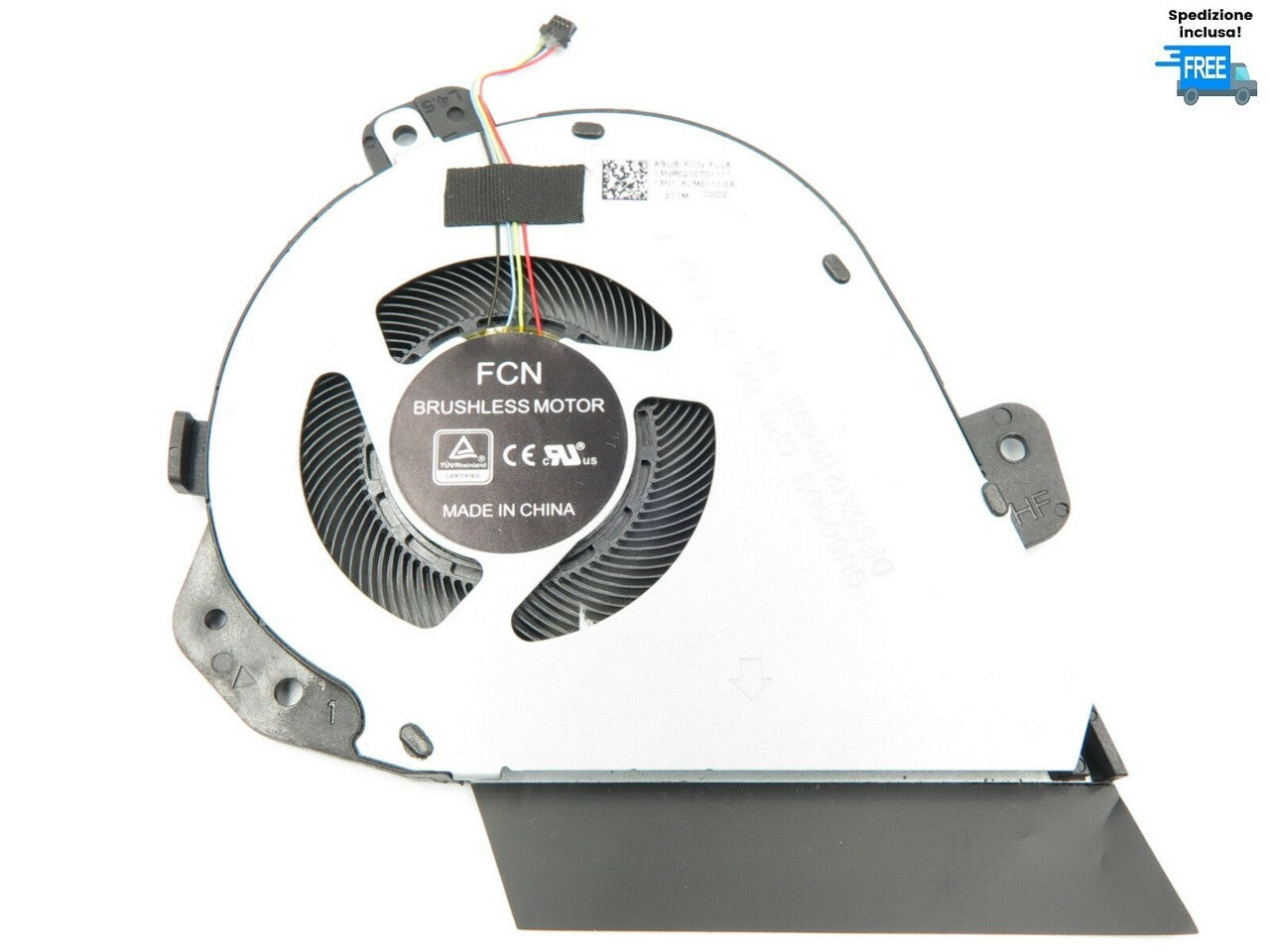 VENTOLA CPU FAN DC 5V VERSIONE 2 PER ASUS ROG STRIX GX505 GX505D GU502 GA502