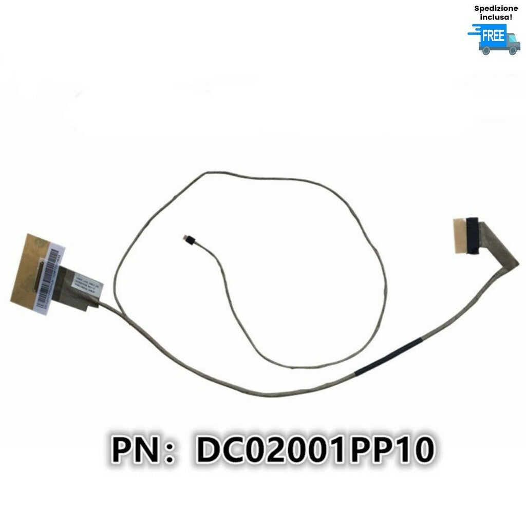 Cavo Flat Display LCD LED Lenovo G400 G405 G410 G490 G490A DC02001PP10