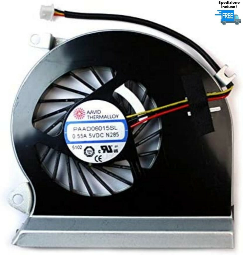 VENTOLA MSI GE70 MS-1756 MS-1757 MS-1759 NUOVA FAN COOLING (3PIN)