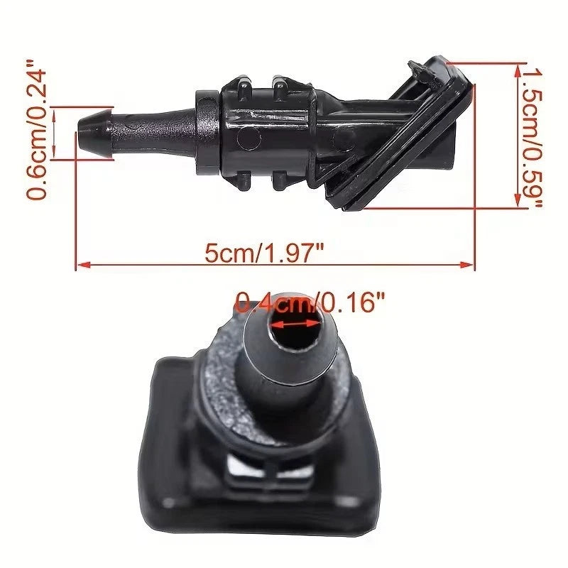 2 Windscreen Washer Jets Nozzles Hyundai I10 I20 I30 Getz Kia Venga Rio Picanto