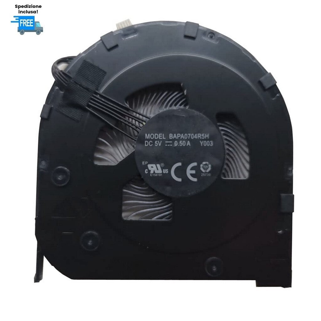VENTOLA LENOVO THINKPAD T490S T495S T14S AVC BAPA0704R5H FAN COOLER NUOVA 5V