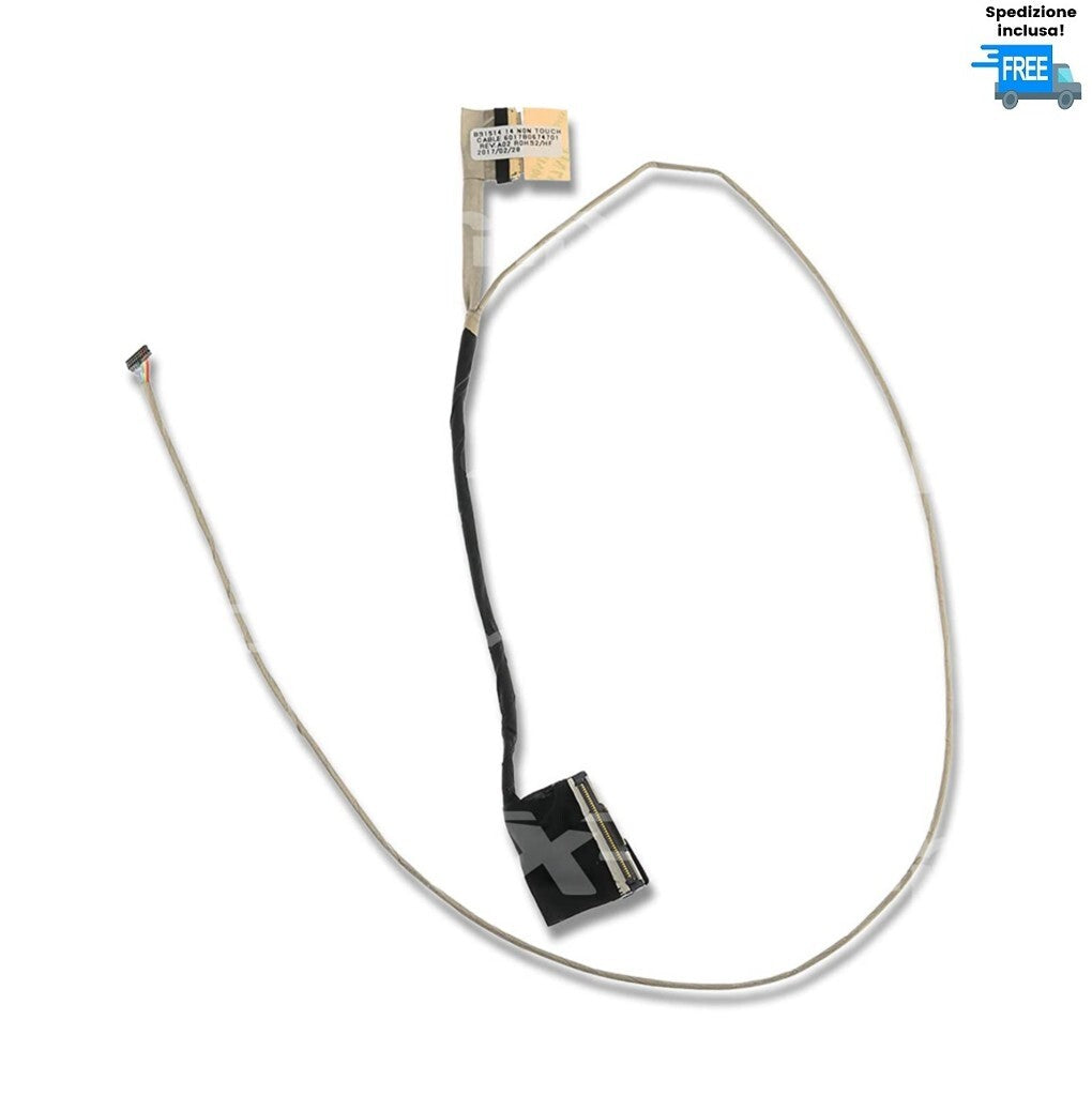 CAVO FLAT VIDEO HP 640 G2 645 G2 640 G3 645 G3 NON TOUCH CABLE LED 6017B0674701