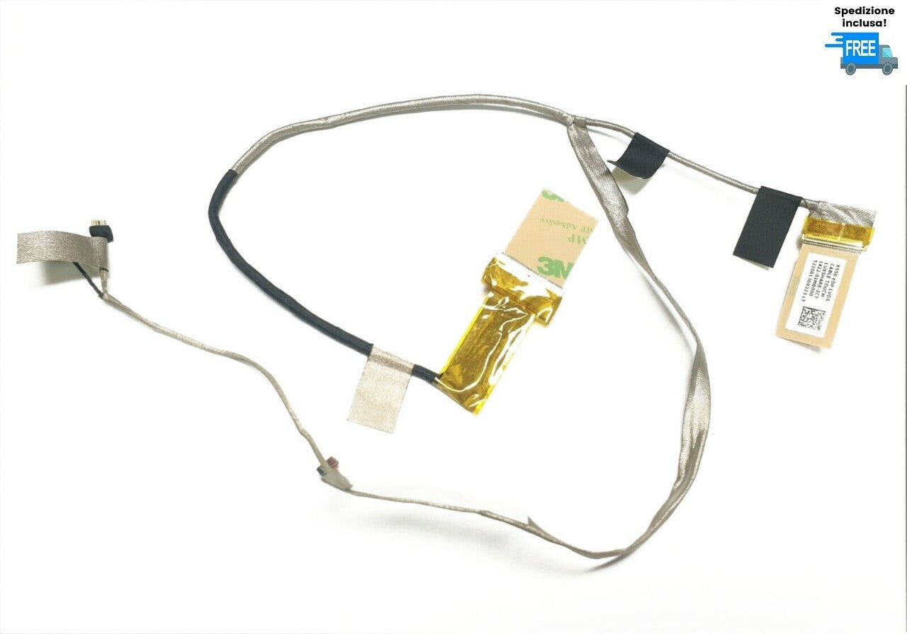 CAVO FLAT VGA ASUS X550LC K550L X550 X550LD X550LA X550LB 1422-01MB000 LED CABLE