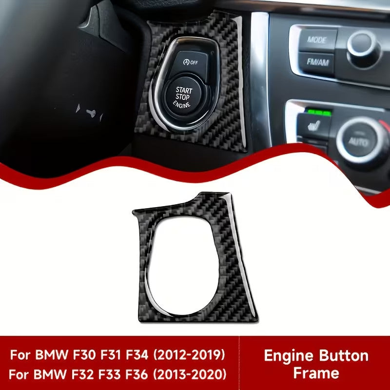 CORNICE ADESIVO PULSANTE START BMW SERIE 3 4 F30 F31 F34 F32 F33 F36 COVER