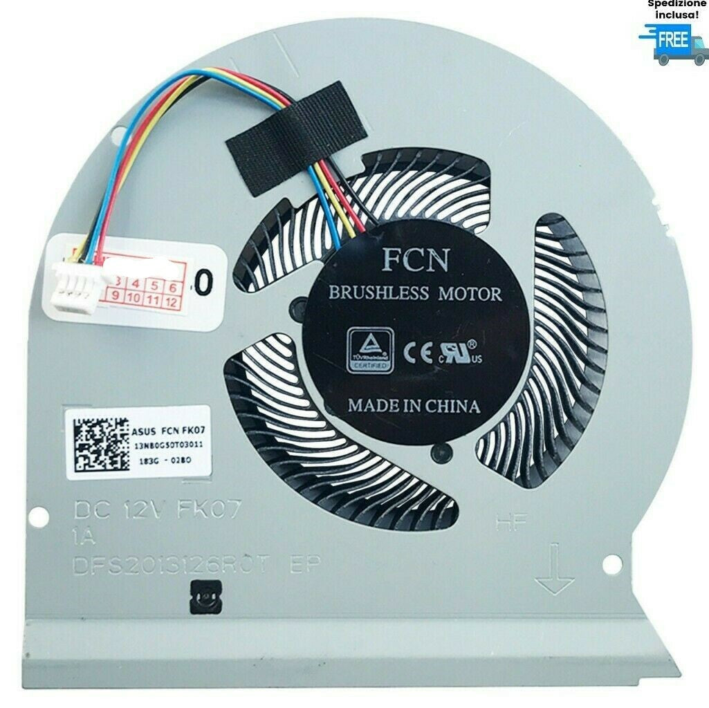 VENTOLA ASUS ROG STRIX GL503VS GL503VM GL503V VERSIONE 1 FAN 4 PIN