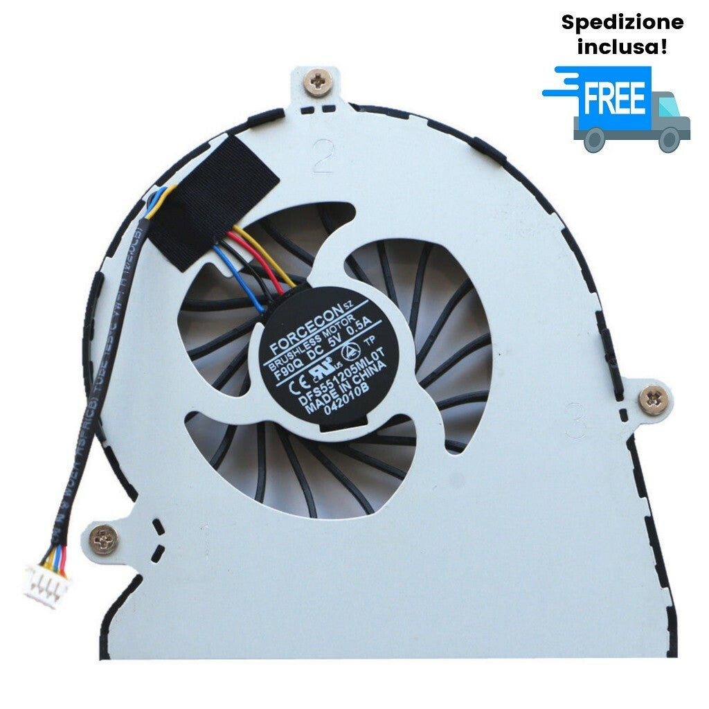 VENTOLA LENOVO Y560 Y560A Y560P Y560D FAN NUOVA 4 PIN