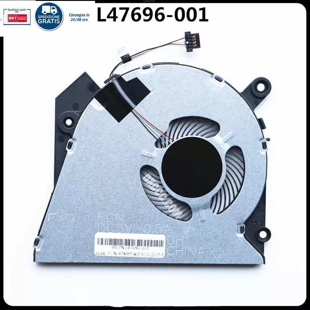 VENTOLA GM CPU HP Probook 450 G6 450 G7 455 G6 455 G7 FAN 4 PIN L47696-001