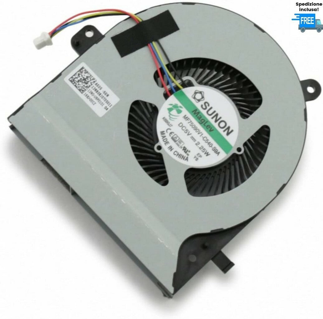 VENTOLA ASUS ROG STRIX FX502 GL502VS FAN CPU 4 PIN COOLER