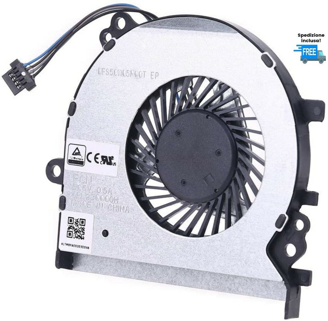 VENTOLA HP PROBOOK 430 G4 NUOVA CPU FAN COOLER 4 PIN VERSIONE 2